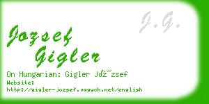 jozsef gigler business card